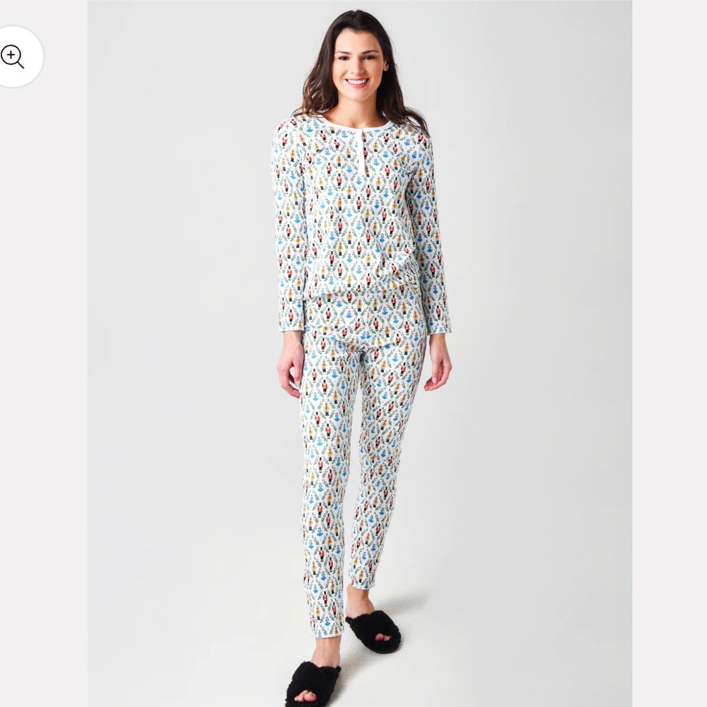 Roller Rabbit Nutcracker Pajama Set